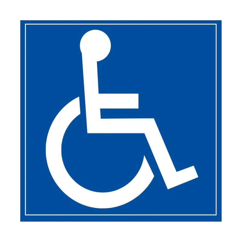 Logo accessibilité handicap